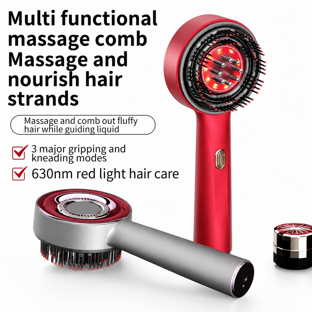 Red Light Therapy Hair Brush