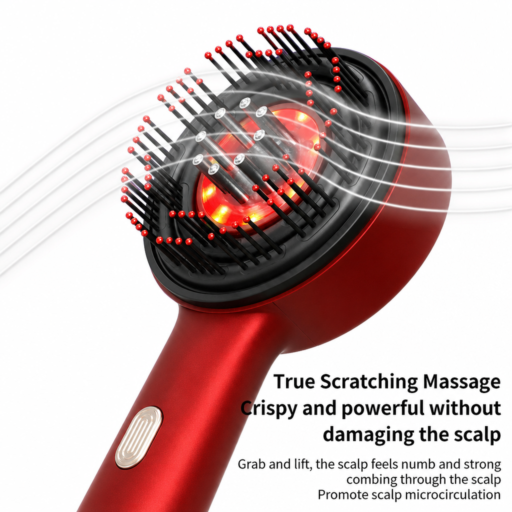Red Light Therapy Hair Brush