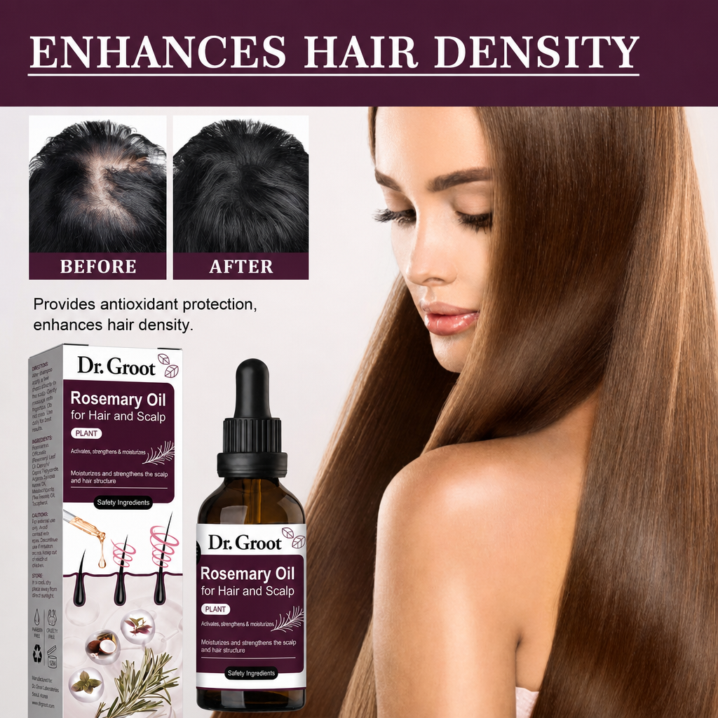 Groot Rosemary Mint Scalp & Hair Strengthening Oil