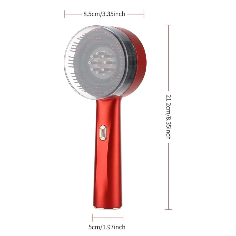 Red Light Therapy Hair Brush
