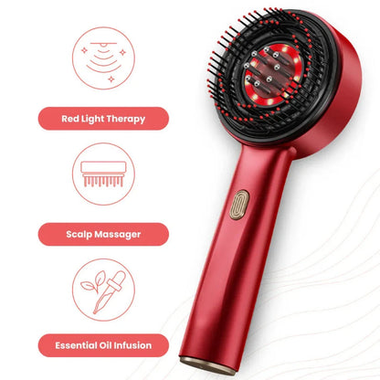 Red Light Therapy Hair Brush